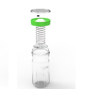 Veggi fermenter 1,4l zeleny skladba